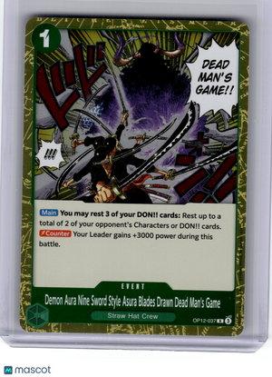 2025 OP Card Game—Demon Aura Nine Sword Style Asura Blades #OP12-037—R