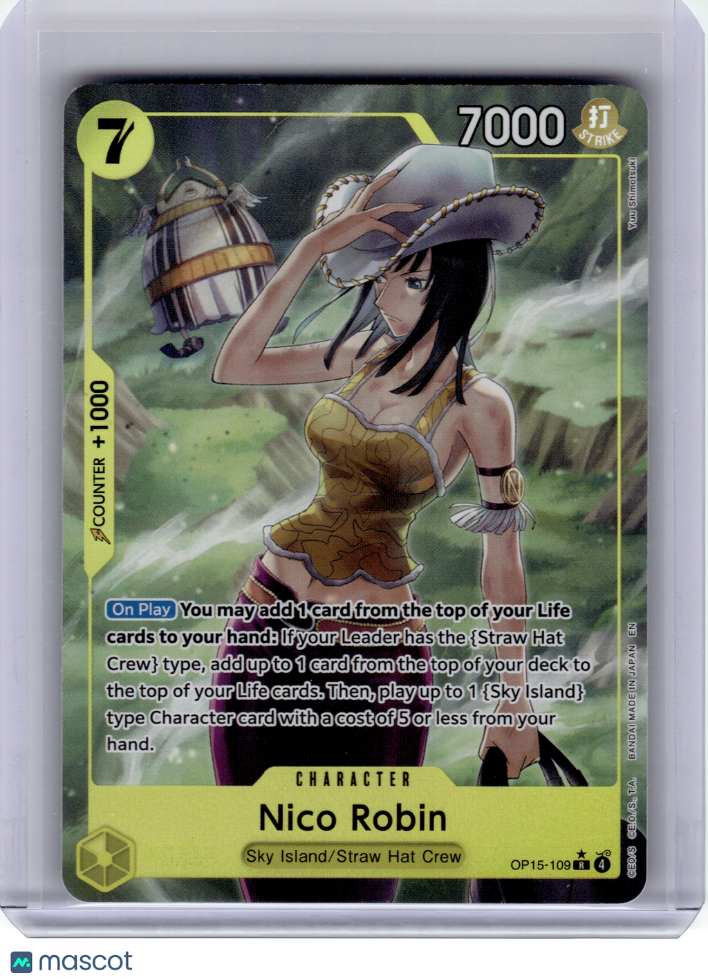 2026 OP Card Game—Nico Robin #OP15-109 Adventure on Kami's Island—R (Alt Art)