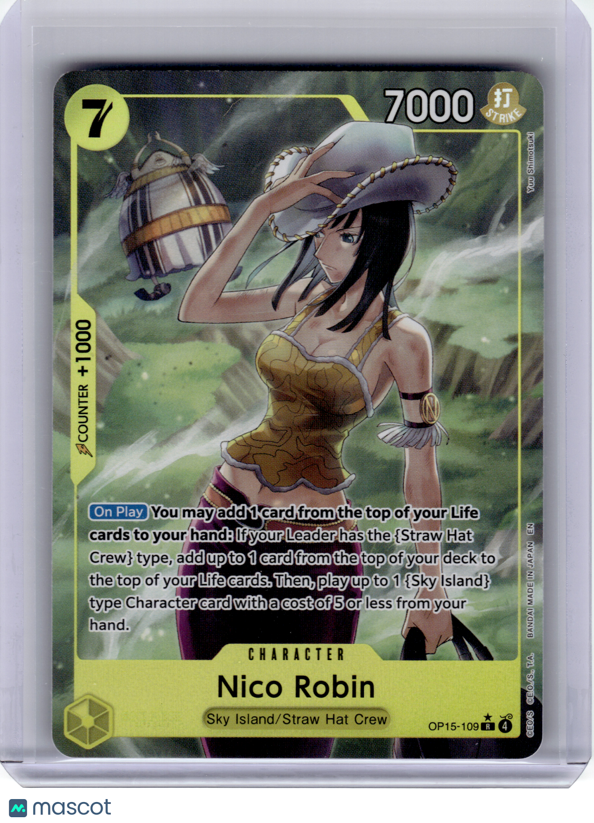 2026 OP Card Game—Nico Robin #OP15-109 Adventure on Kami's Island—R (Alt Art)
