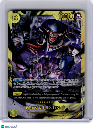 2026 One Piece Card Game—Marshall.D.Teach #OP16-119 The Time of Battle—SEC Foil