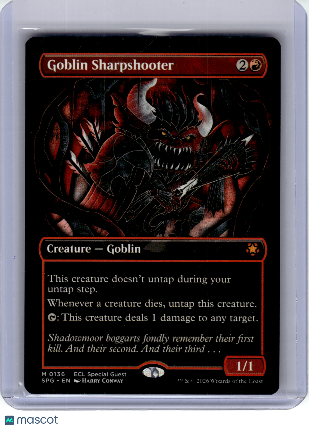 2026 Magic: The Gathering—Goblin Sharpshooter #136 Special Guests—Mythic Nonfoil