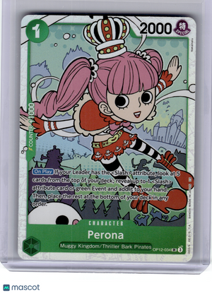 2025 One Piece Card Game—Perona #OP12-034 Legacy of the Master—Super Rare Foil