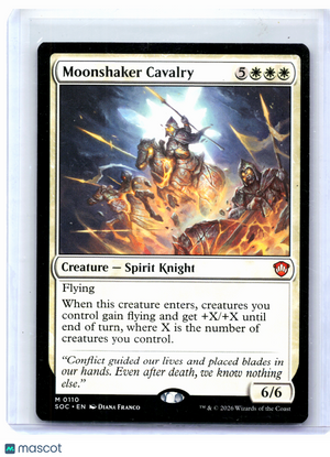2026 Magic: The Gathering—Moonshaker Cavalry #0110 SOC—Mythic Nonfoil