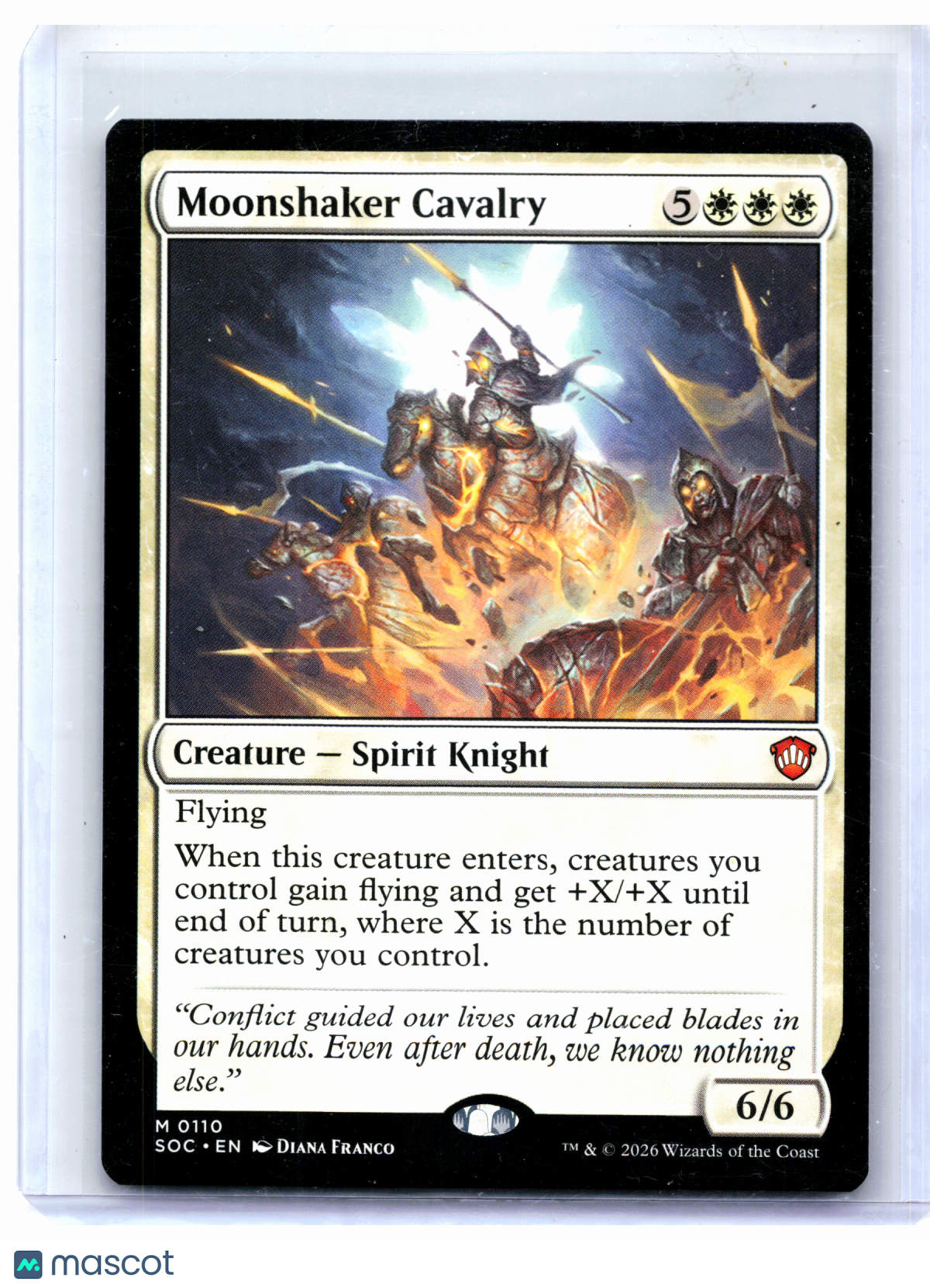2026 Magic: The Gathering—Moonshaker Cavalry #0110 SOC—Mythic Nonfoil