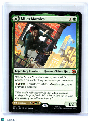 2025 Magic: TG—Miles Morales // Ultimate Spider-Man #0108 SPM—Mythic Nonfoil