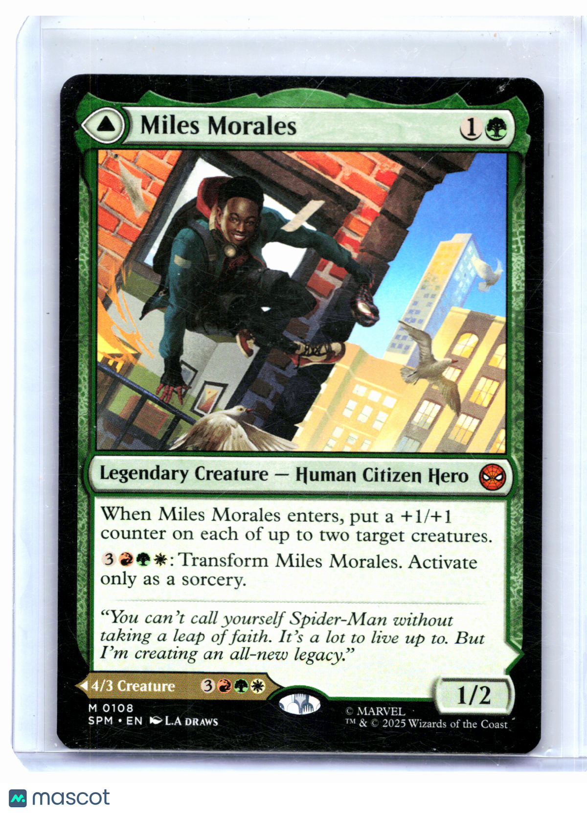 2025 Magic: TG—Miles Morales // Ultimate Spider-Man #0108 SPM—Mythic Nonfoil
