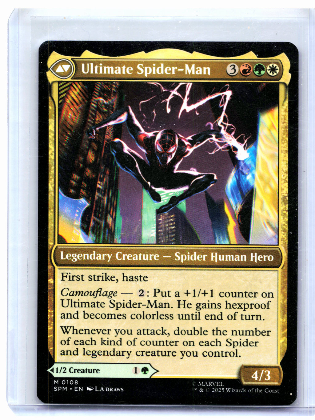 2025 Magic: TG—Miles Morales // Ultimate Spider-Man #0108 SPM—Mythic Nonfoil