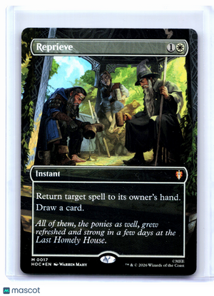 2026 Magic: TG—Reprieve (Borderless) #0017 The Hobbit Eternal—Mythic Foil