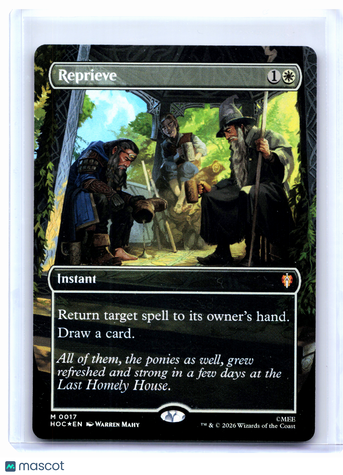 2026 Magic: TG—Reprieve (Borderless) #0017 The Hobbit Eternal—Mythic Foil