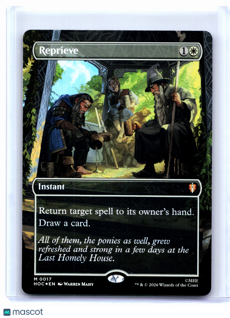 2026 Magic: TG—Reprieve (Borderless) #0017 The Hobbit Eternal—Mythic Foil