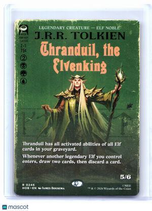 2026 Magic: TG—Thranduil (Borderless) #0246 The Hobbit—Rare Nonfoil [LP]
