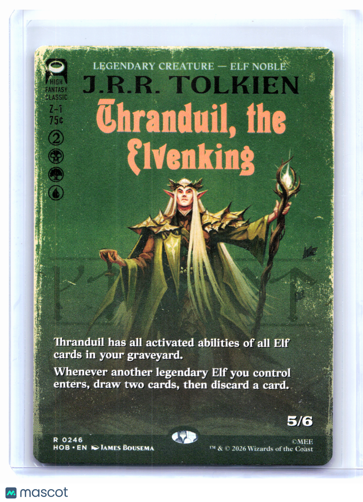 2026 Magic: TG—Thranduil (Borderless) #0246 The Hobbit—Rare Nonfoil [LP]