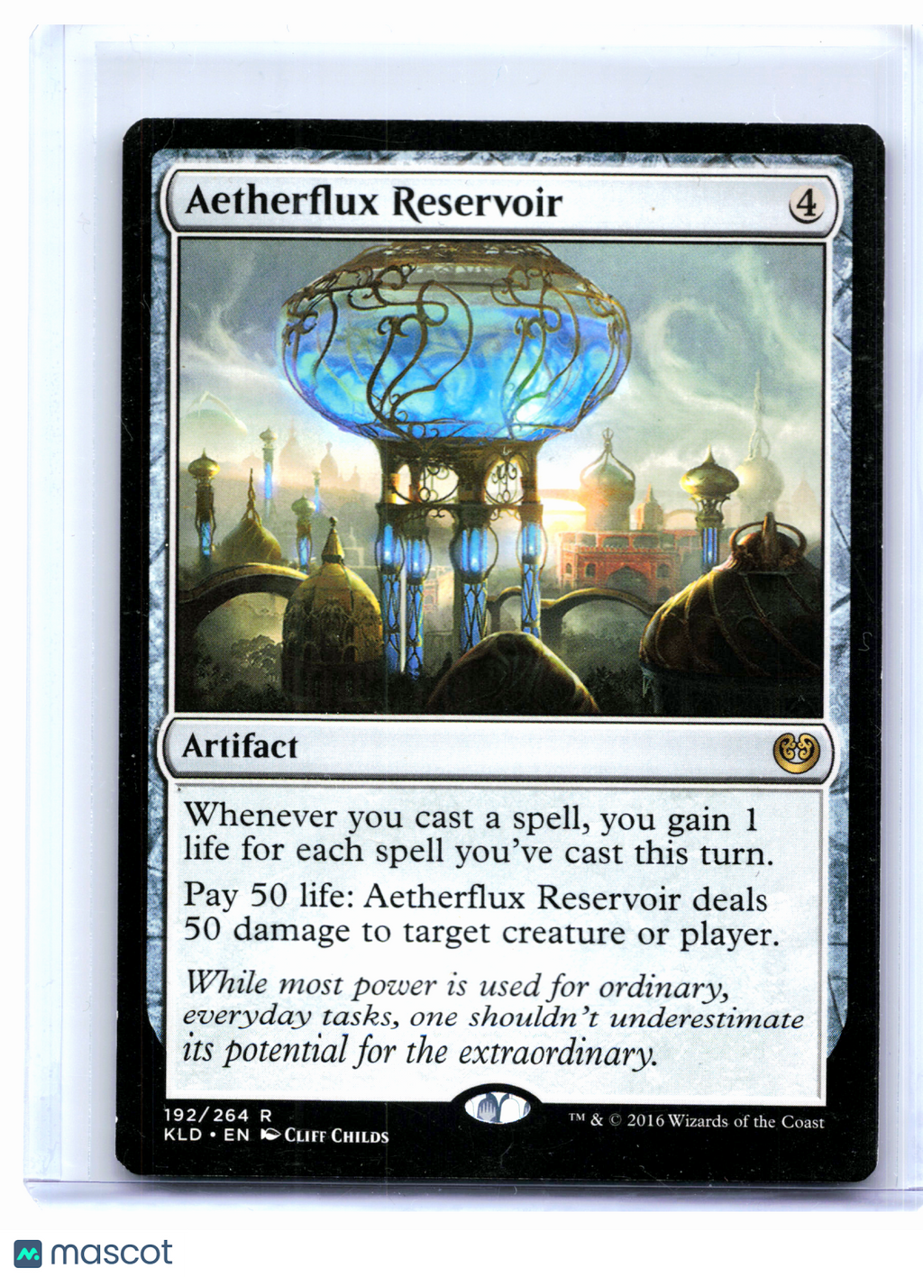 2016 Magic: The Gathering—Aetherflux Reservoir #192 Kaladesh—Rare Nonfoil [MP]