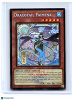 2026 YuGiOh—Dracotail Faimena (Emblazoned) #26LP-EN002—Secret Rare Foil (1st Ed)