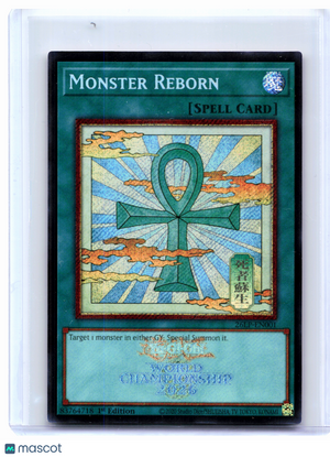 2026 Yu-Gi-Oh!—Monster Reborn (Emblazoned) #26LP-EN001—Secret Rare Foil (1st Ed)