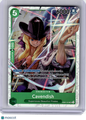 2024 One Piece Card Game—Cavendish #EB01-012 Memorial Collection—SR Foil