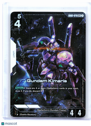 2025 Gundam Card Game—Gundam Kimaris #GD02-070 Dual Impact—Legend Rare+ Foil