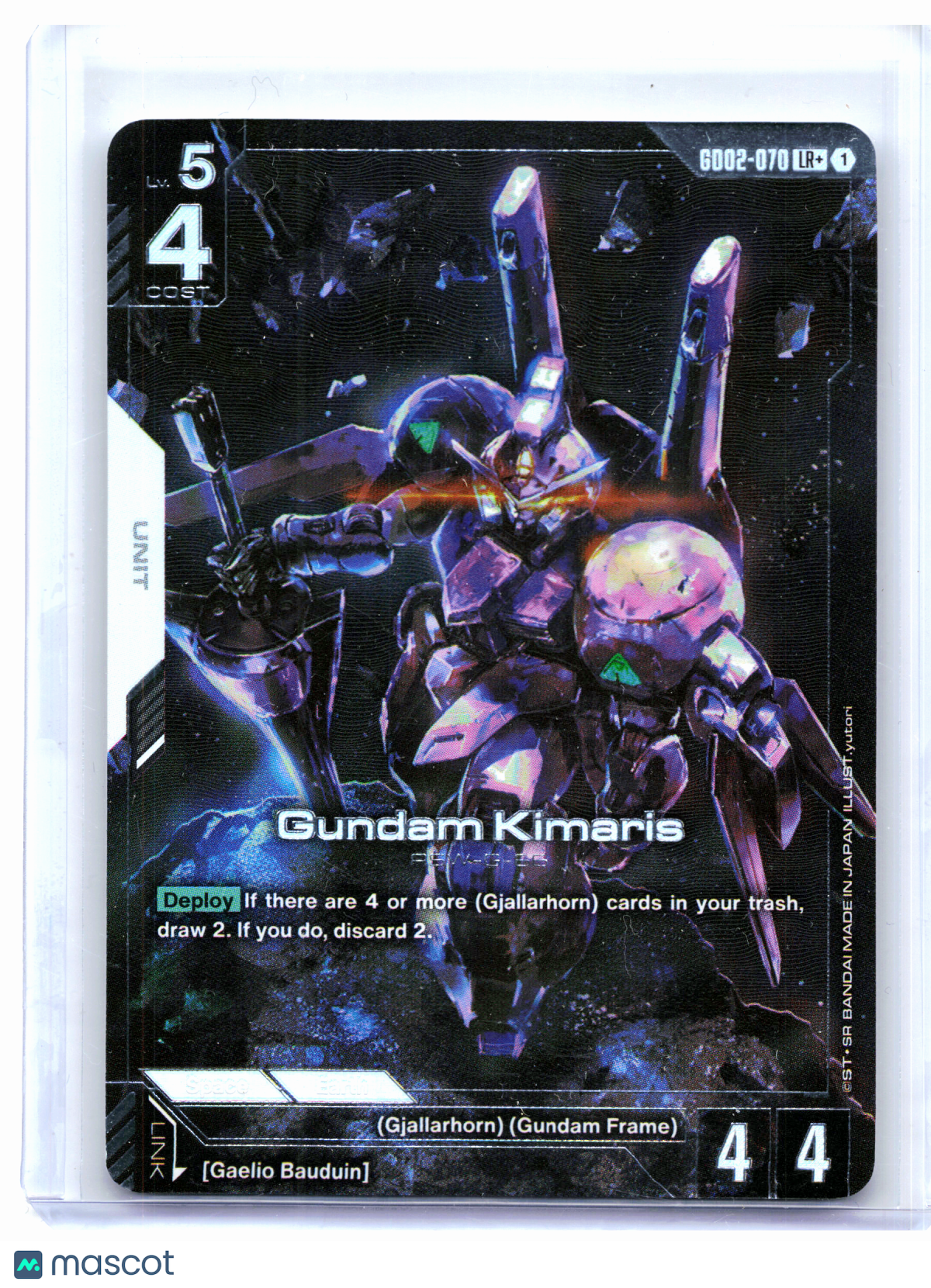 2025 Gundam Card Game—Gundam Kimaris #GD02-070 Dual Impact—Legend Rare+ Foil