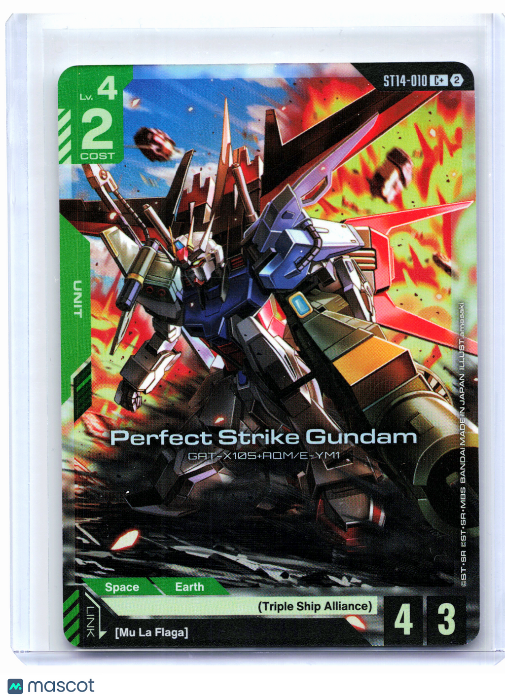2026 Gundam—Perfect Strike Gundam #ST14-010 Heavy Dominion—Common+ Foil