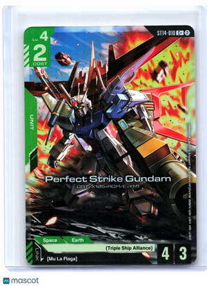 2026 Gundam—Perfect Strike Gundam #ST14-010 Heavy Dominion—Common+ Foil