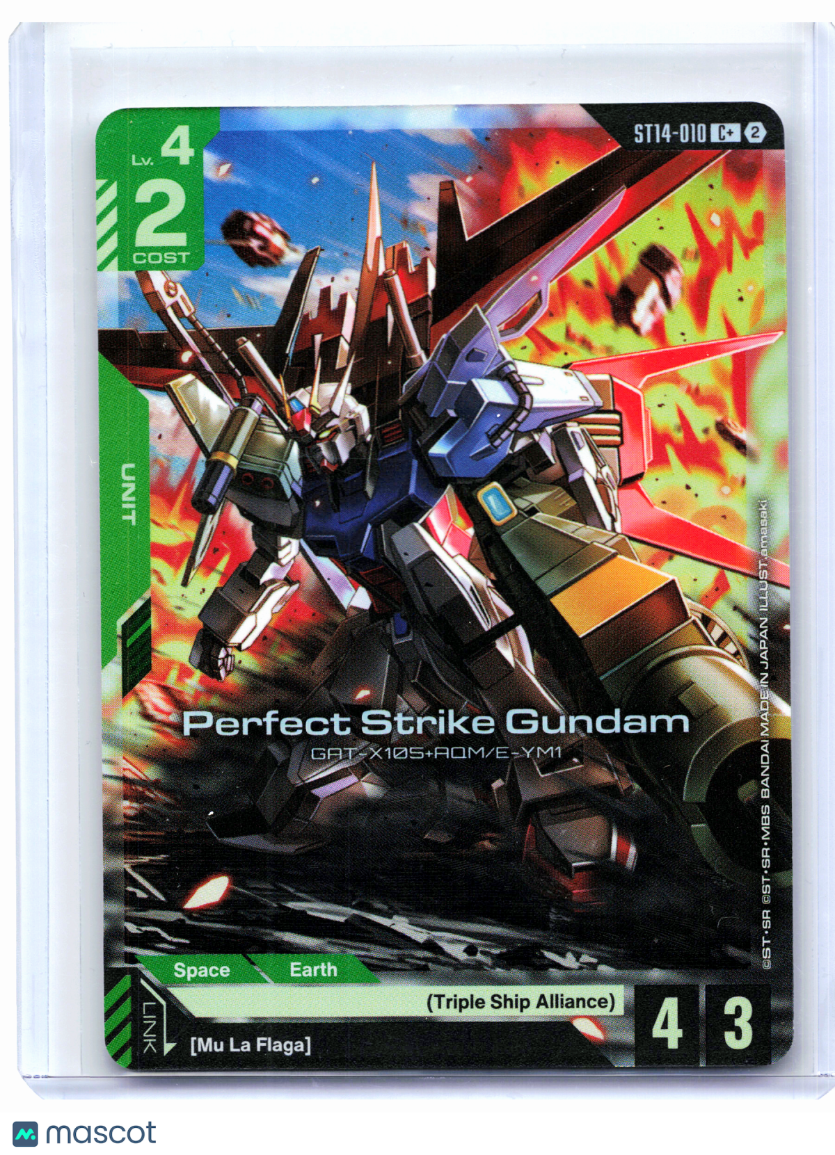 2026 Gundam—Perfect Strike Gundam #ST14-010 Heavy Dominion—Common+ Foil