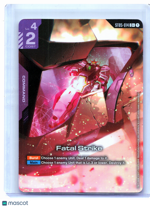 2026 Gundam—Fatal Strike #ST05-014 Celestial Drive—Common+ Foil [Lightly Played]