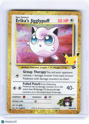 2021 Pokemon—Erika's Jigglypuff #69/132 30th Celebrations—Classic Collection