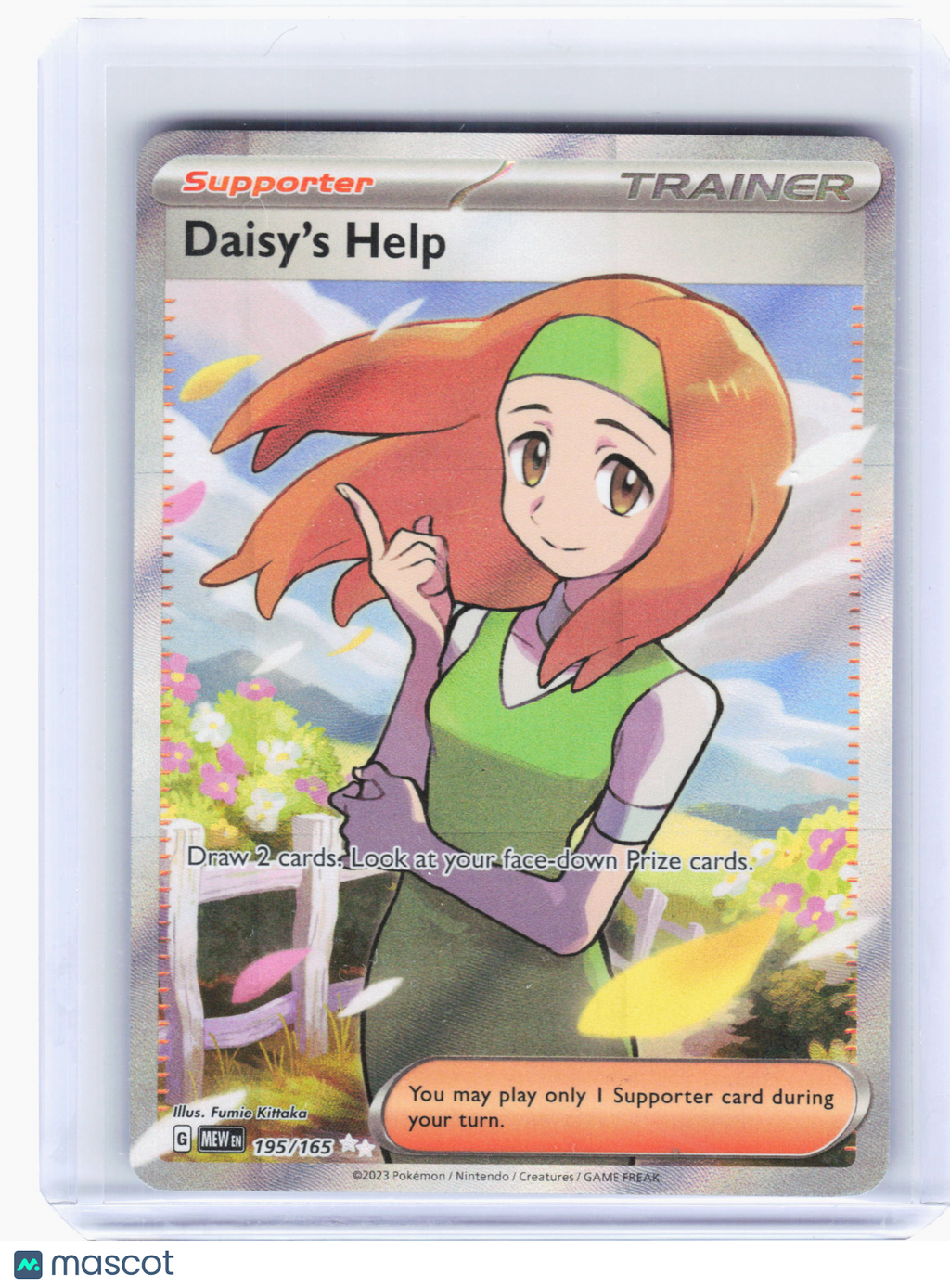 2023 Pokemon—Daisy's Help #195/165 151—Ultra Rare Holo
