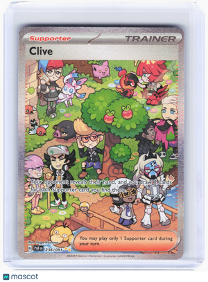 2024 Pokemon—Clive #236/91 Paldean Fates—Special Illustration Rare Holo [LP]