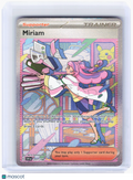 2023 Pokemon—Miriam #251/198 Scarlet & Violet Base—SIR Holo [DMG]
