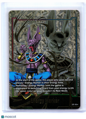 2024 Dragon Ball—Energy Marker (Beerus) (Gold) #E01-06 DBSFW_EM—Foil