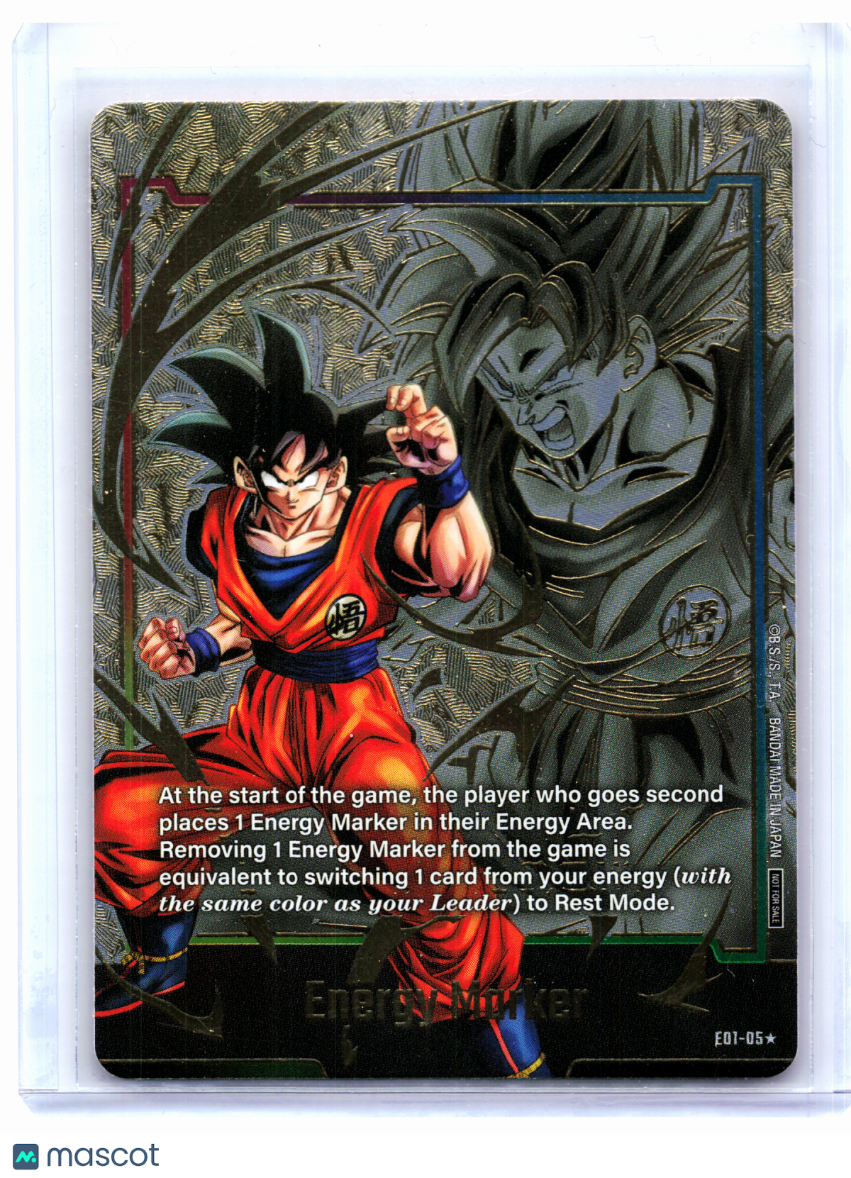 2024 Dragon Ball—Energy Marker (Son Goku) (Gold) #E01-05 DBSFW_EM—Foil