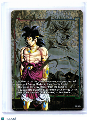 2024 Dragon Ball—Energy Marker (Broly) (Gold) #E01-03 DBSFW_EM—Foil