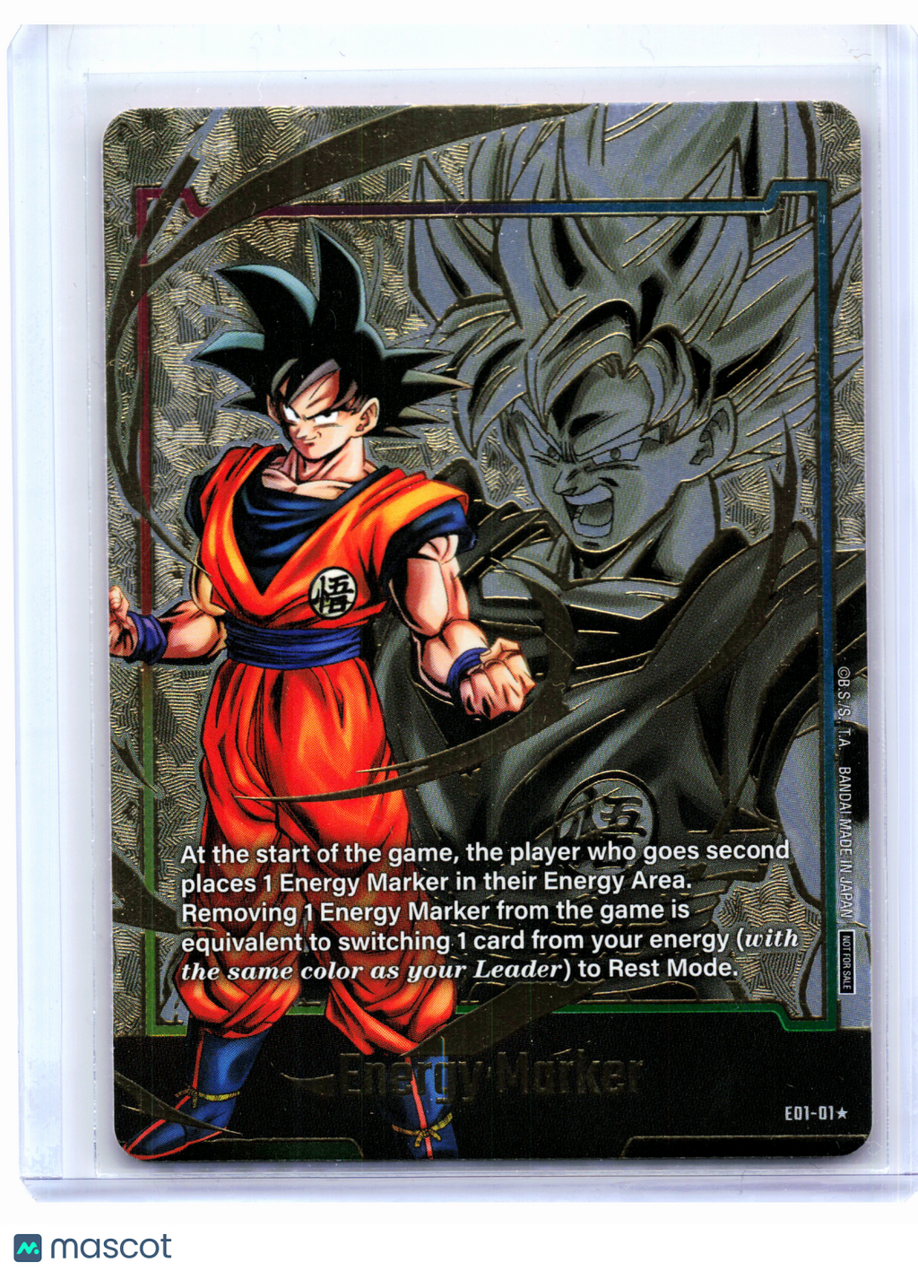 2024 Dragon Ball—Energy Marker (Son Goku) (Gold) #E01-01 DBSFW_EM—Foil