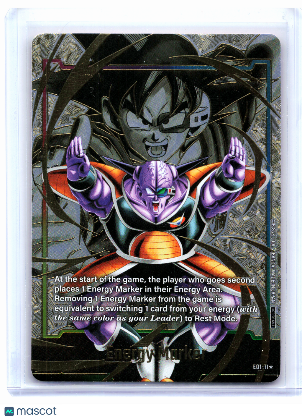 2024 Dragon Ball—Energy Marker (Captain Ginyu) (Gold) #E01-11 DBSFW_EM—Foil