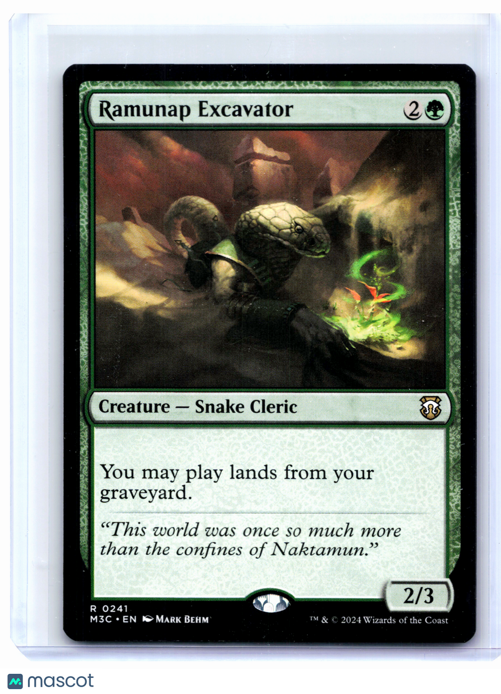 2024 Magic: TG—Ramunap Excavator #0241 Modern Horizons 3 Commander—Rare Nonfoil