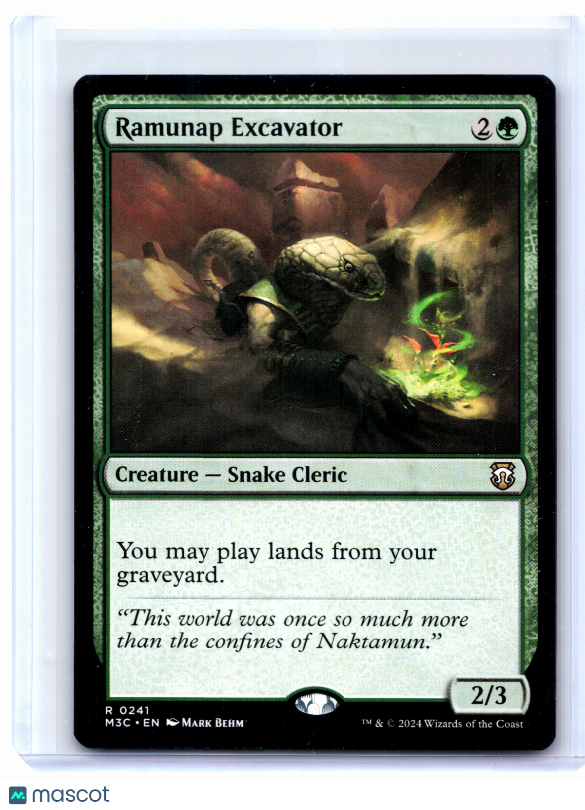 2024 Magic: TG—Ramunap Excavator #0241 Modern Horizons 3 Commander—Rare Nonfoil