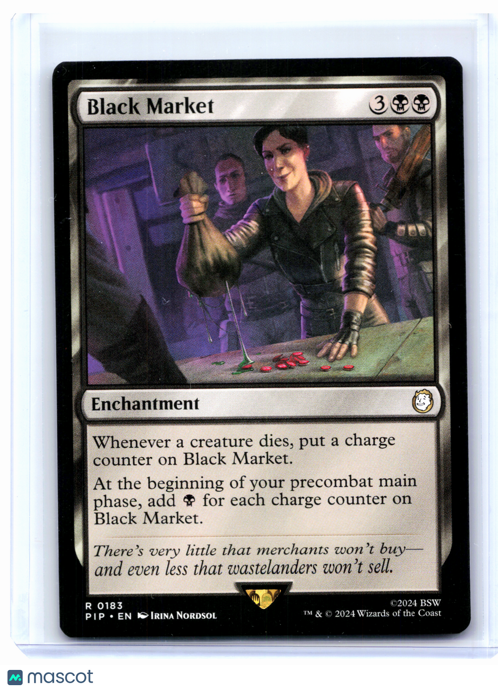 2024 Magic: The Gathering—Black Market #0183 Fallout—Rare Nonfoil