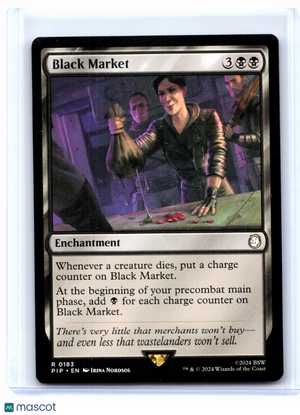 2024 Magic: The Gathering—Black Market #0183 Fallout—Rare Nonfoil