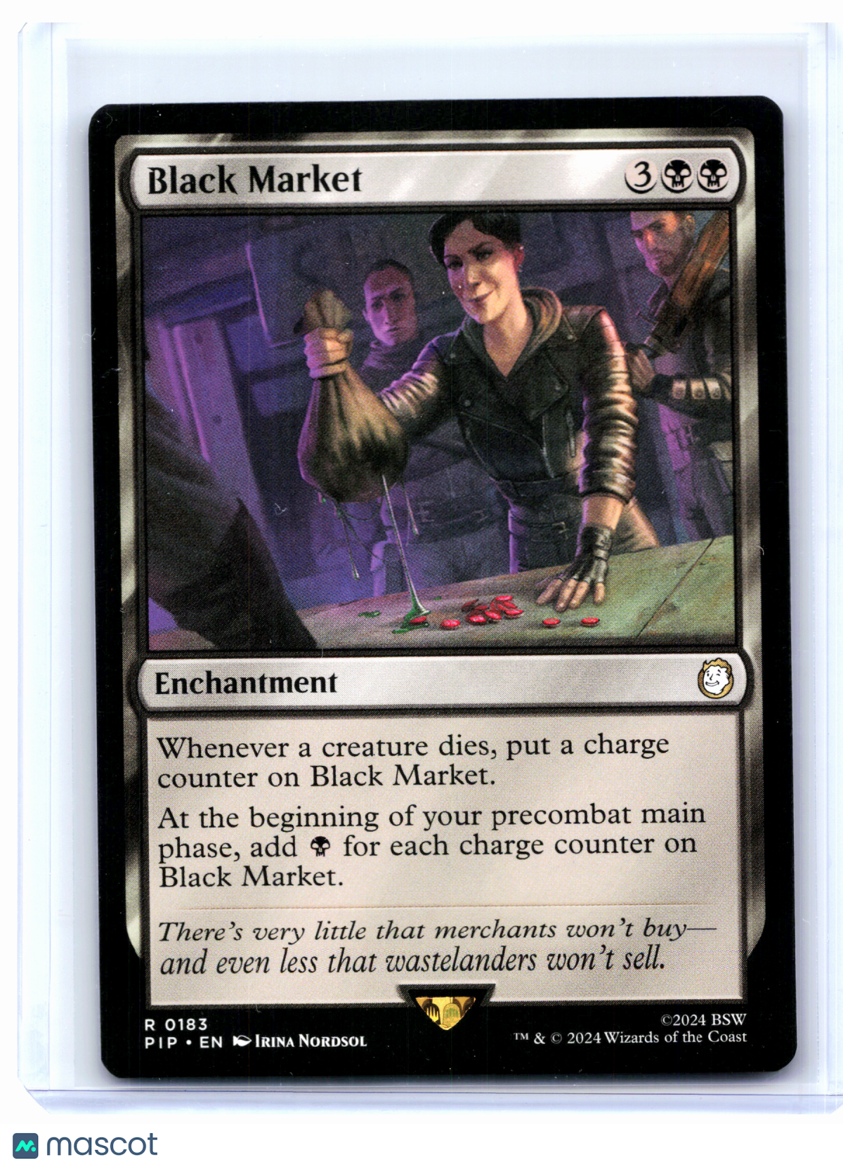 2024 Magic: The Gathering—Black Market #0183 Fallout—Rare Nonfoil
