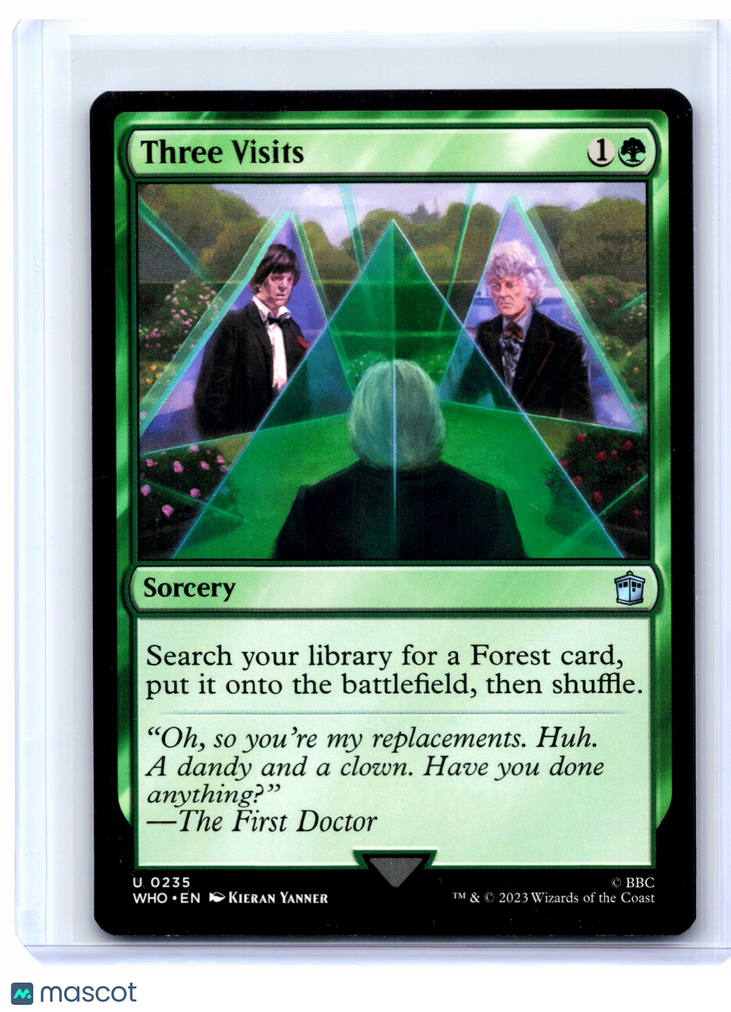 2023 Magic: The Gathering—Three Visits #0235 Doctor Who—Uncommon Nonfoil