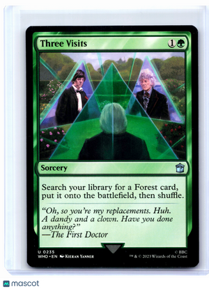 2023 Magic: The Gathering—Three Visits #0235 Doctor Who—Uncommon Nonfoil