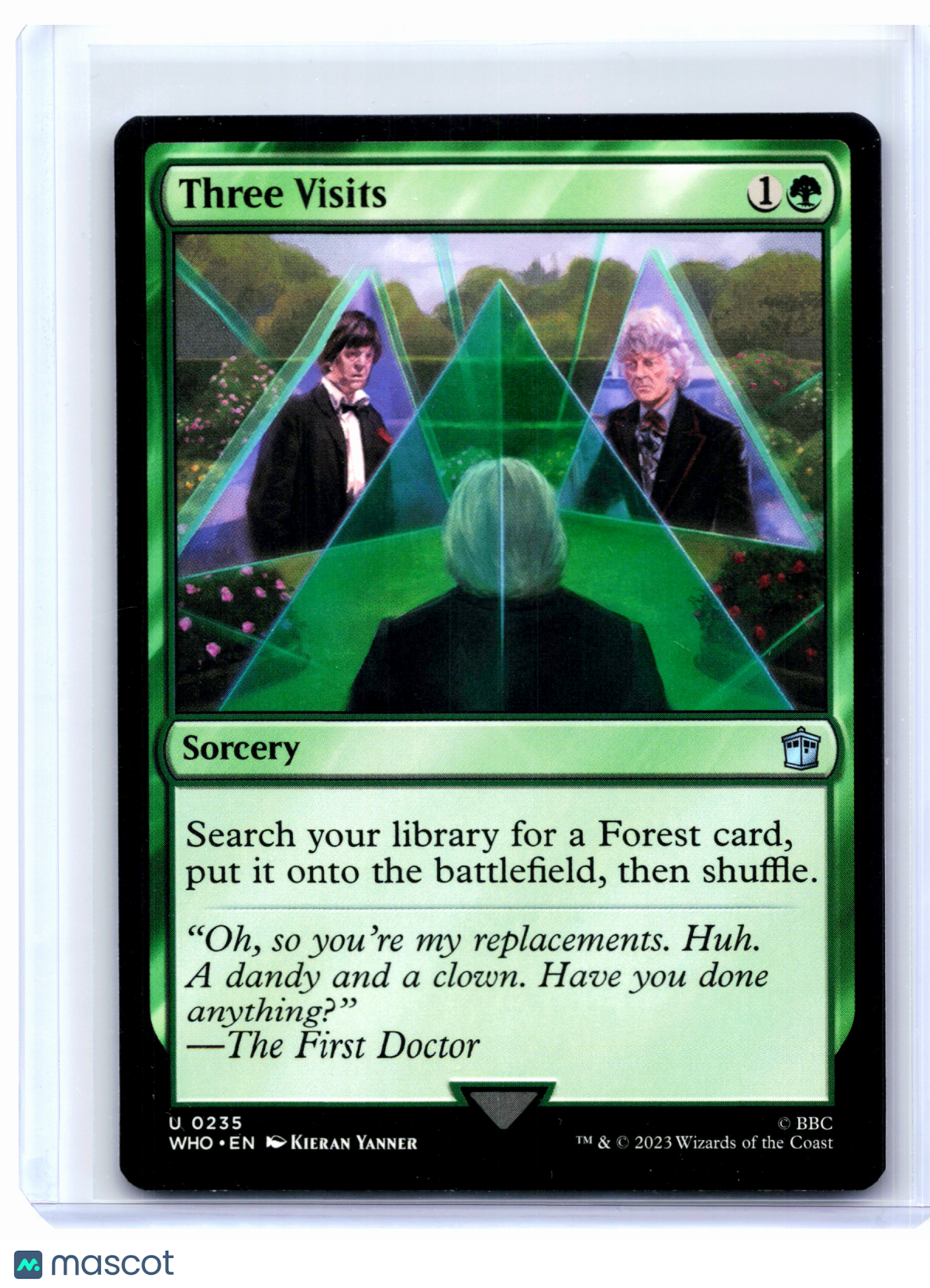 2023 Magic: The Gathering—Three Visits #0235 Doctor Who—Uncommon Nonfoil