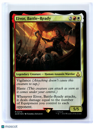 2024 Magic: The Gathering—Eivor, Battle-Ready #0274 Assassin's Creed—Mythic Foil