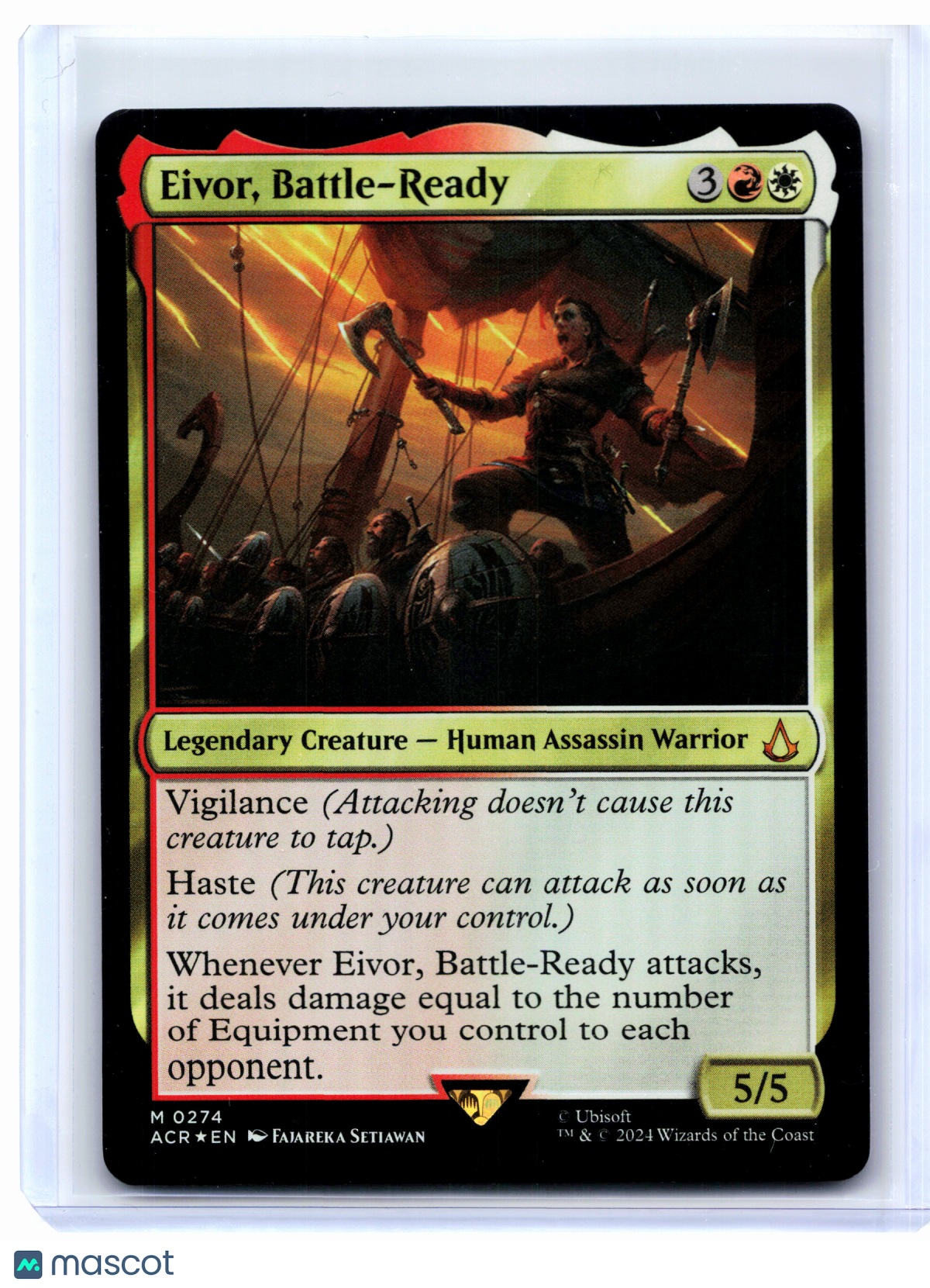 2024 Magic: The Gathering—Eivor, Battle-Ready #0274 Assassin's Creed—Mythic Foil