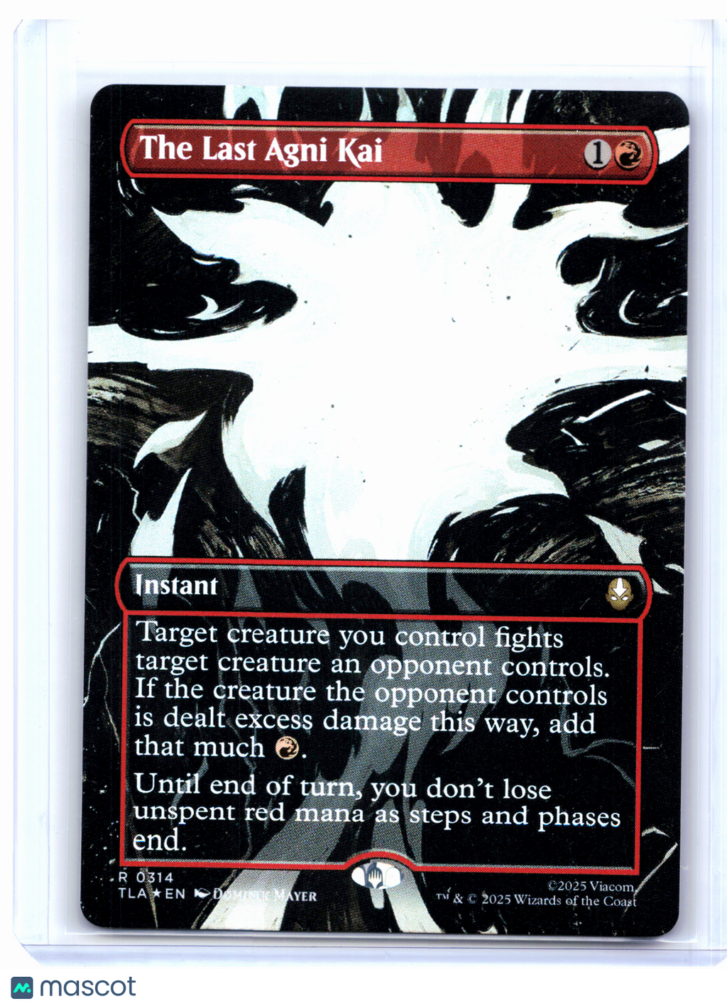 2025 Magic: The Gathering—The Last Agni Kai (Borderless) #0314 TLA—Rare Foil