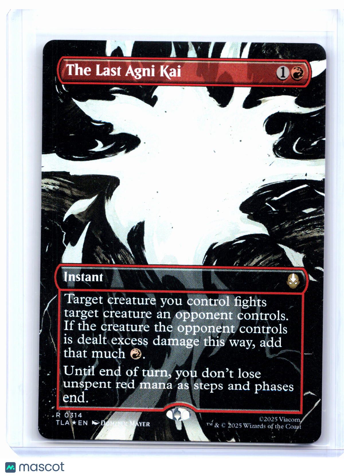 2025 Magic: The Gathering—The Last Agni Kai (Borderless) #0314 TLA—Rare Foil