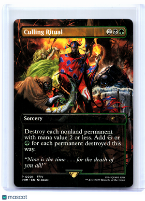 2025 Magic: TG—Culling Ritual #0001 WPN & Gateway Promos—Promo Nonfoil