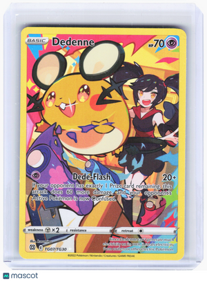 2022 Pokemon—Dedenne #TG07 Brilliant Stars Trainer Gallery—Ultra Rare Holo