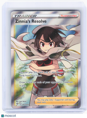 2021 Pokemon—Zinnia's Resolve #203 Evolving Skies—Ultra Rare Holo